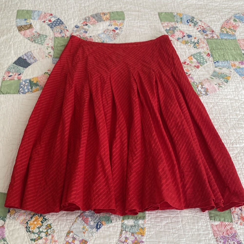 Banana Republic 100% Cotton Flared Skirt